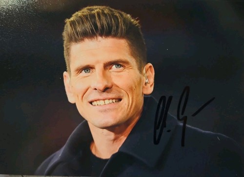 Autografo mario gomez 10x15 - gomez, cm