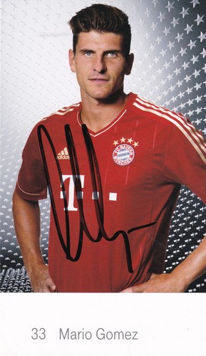 Autografo mario gomez - -,