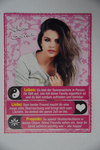 Selena gomez cartolina - selena,